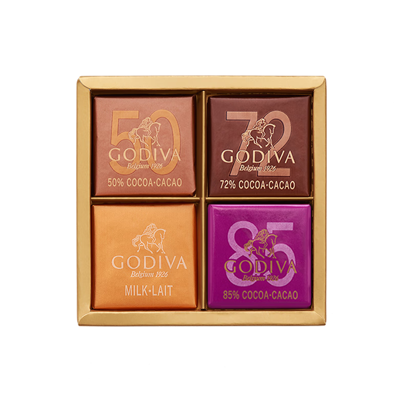 �軻��������PLUS:����� Godiva �ɿ��� 4Ƭװ 20g �칫�������������ʳ 21.9Ԫ