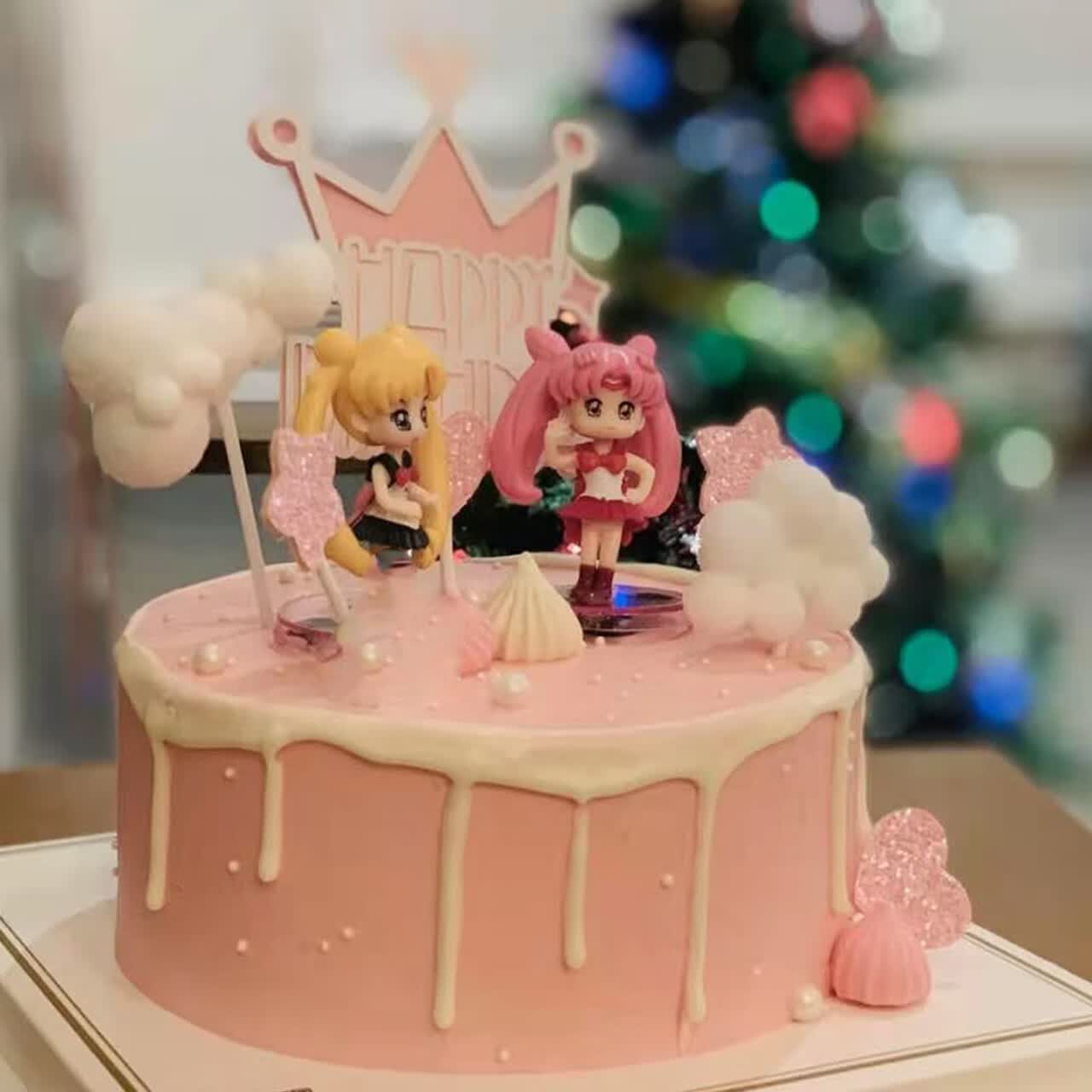 星港湾网红美少女战士生日蛋糕同城水冰月蛋糕月亮公主动漫女孩全国