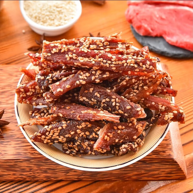 特产优联 宜州顺口宜猪肉条猪肉干香肉条肉铺香广西特产休闲解馋零食