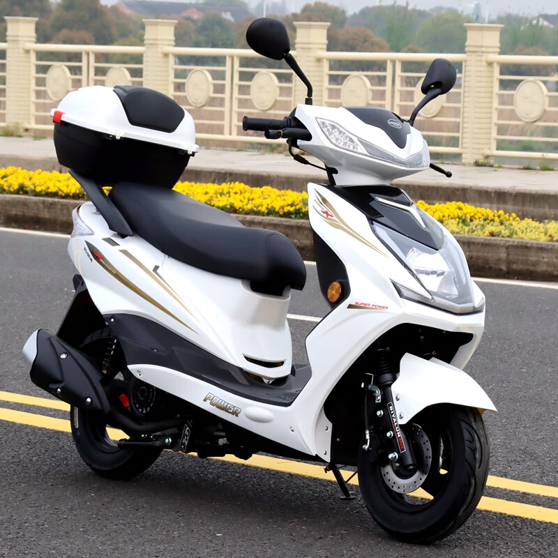 金狮125排量踏板车摩托车燃油车代步车外卖车省油耐磨国四电喷 原装