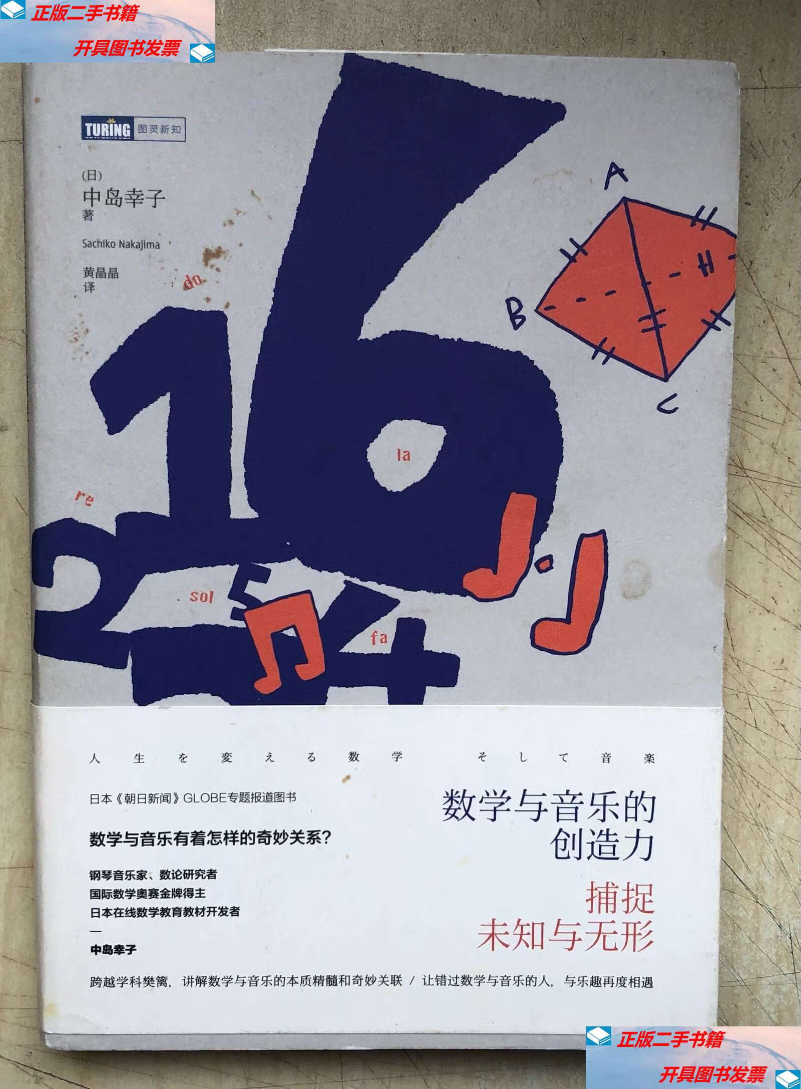 【二手9成新】数学与音乐的创造力:捕捉未知与无形(平装本) /中岛幸子