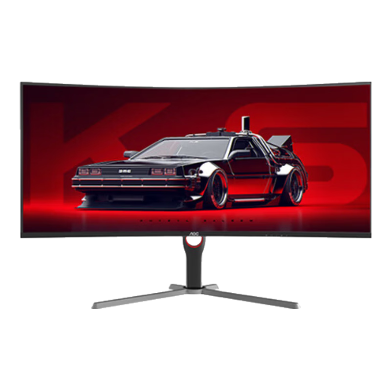 AOC 34英寸準4K曲面高清帶魚(yú)屏電競顯示器辦公電腦21:9WQHD游戲吃雞升降旋轉筆記本外接分屏顯示屏幕 新升級 165HZ CU34G10X