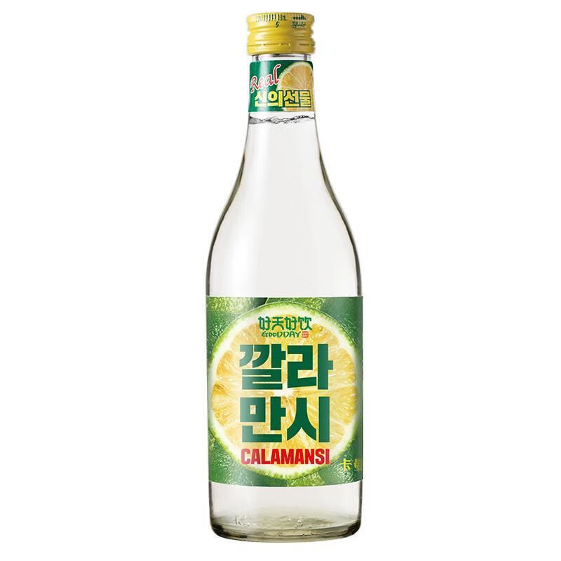 好天好饮果味烧酒 卡曼橘味配制酒360ml韩国原装进口商用聚餐用酒