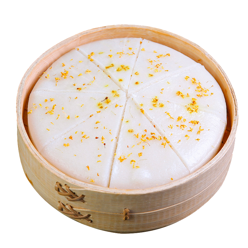 拍3件 蔚鲜来 白糖桂花糕300g 糯米发糕年糕 广式早茶点心 宝宝儿童