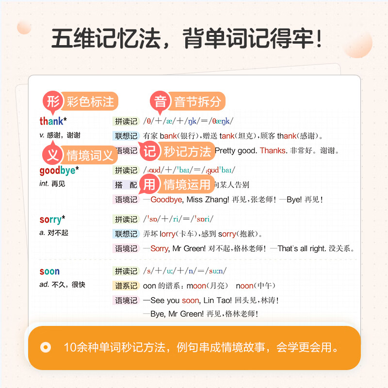 星火英语小学英语单词情境秒记1200词汇小学单词汇总表小学词汇一本通单词大全一二三四五六年级小学英语单词书速记手册必背词汇全国通用扫码获音频赠默写本 小学英语单词【赠默写打卡本】