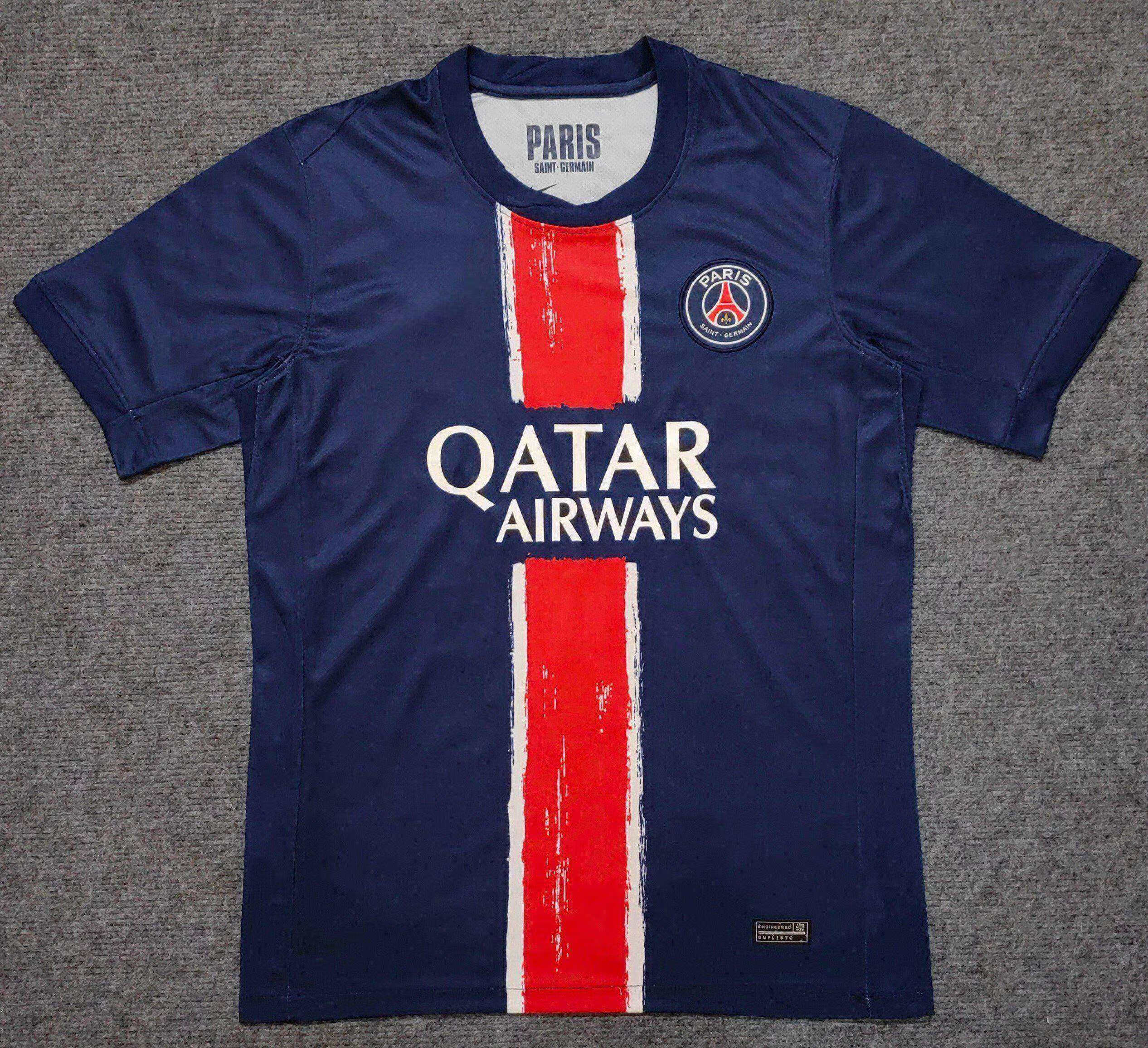 uosu2024/25巴黎圣日耳曼主场/客场球衣运动足球服短袖 2425巴黎主场