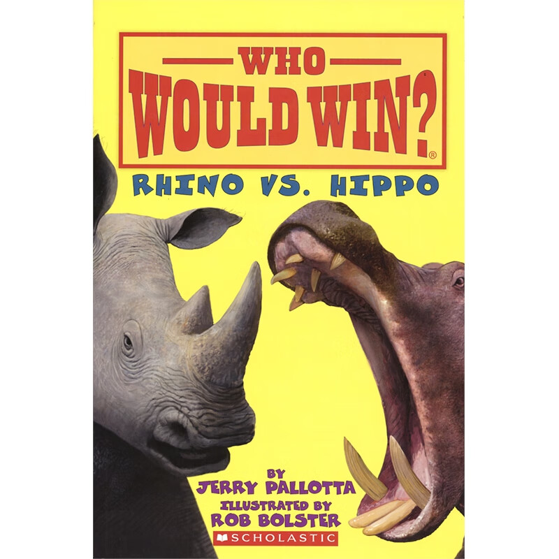 would win 小学生百科课外读物英文版 setm科普读物 犀牛vs河马单册