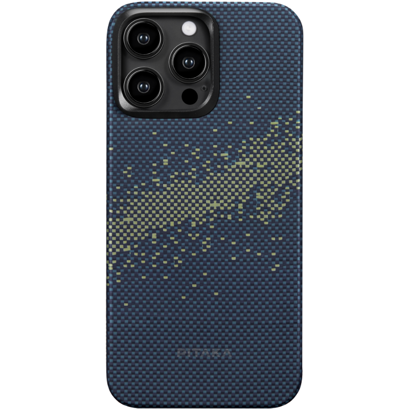PITAKA 苹果iPhone15Pro手机壳山与星河浮织芳纶MagSafe磁吸凯夫拉碳纤维纹保护套 星河