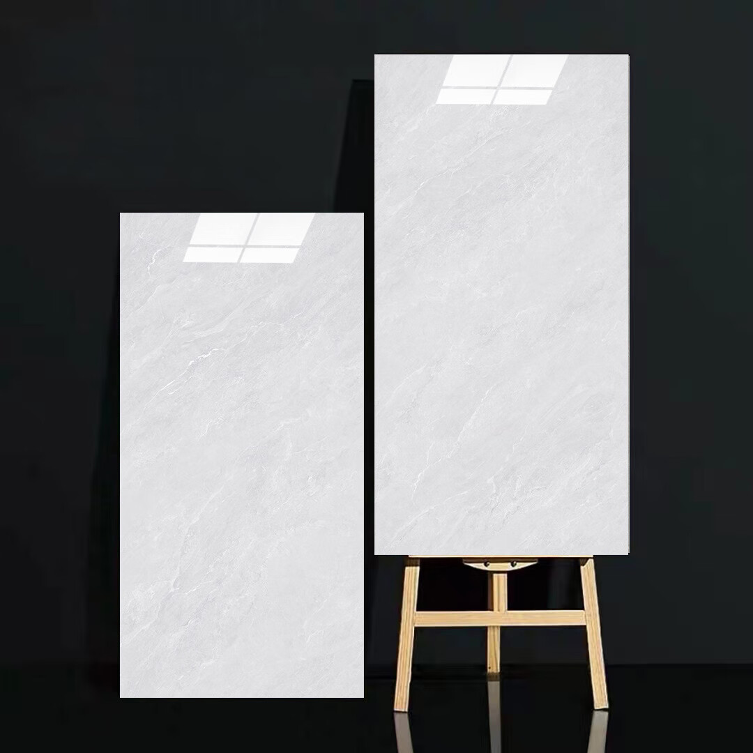 久聚和广东佛山连纹750x1500通体大理石大板瓷砖灰色地板砖防滑客厅