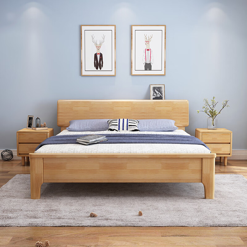 8米卧室双人床储物床小户型民宿酒店