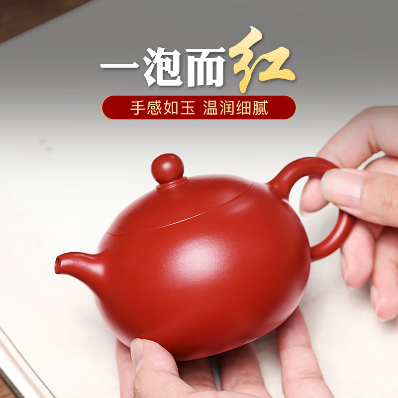 藏壶世家宜兴正宗名家国工手制原矿大红袍贵妃西施高档家用茶壶一等品