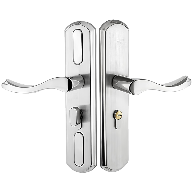 梅花(BLOSSOM)執手鎖室內門(mén)鎖臥室木門(mén)鎖輕音鎖體銅芯可調節門(mén)鎖5040-234鋼拉絲