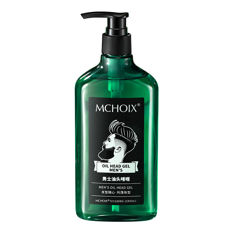 魔香啫喱膏男保湿定型碎发整理啫喱水男士专用油头发型打理发蜡发泥 【绅士古龙香】油头啫喱膏300ml
