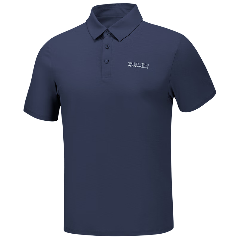斯凯奇夏季男子POLO领短袖衫凉感速干防紫外线商务t恤P225M187