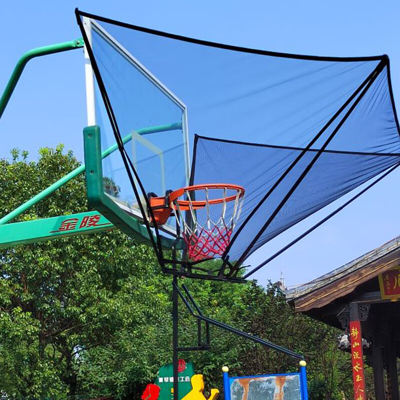 BURJUMAN投篮训练器回球便携篮球投篮训练器投球机回球网儿童玩具球 黑色