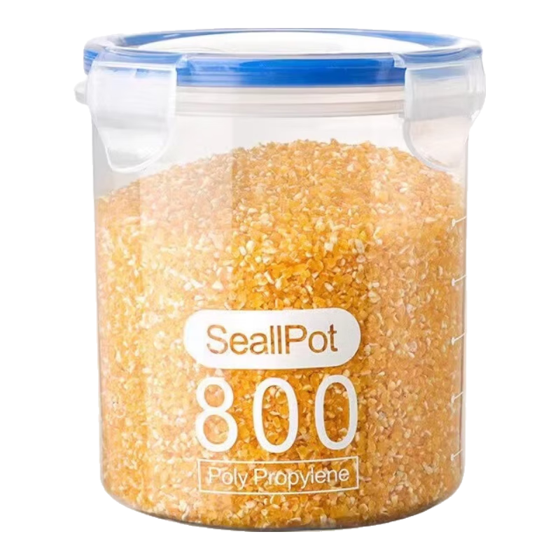 【采销推荐】密封罐粉罐茶叶家用罐子厨房五谷杂粮收纳盒储物罐 密封罐中号1个800ml