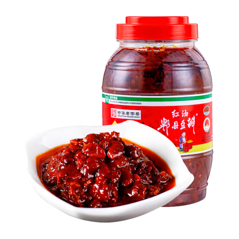 鵑城牌郫縣豆瓣醬紅油1000g 辣椒醬 川菜醬 中華老字號