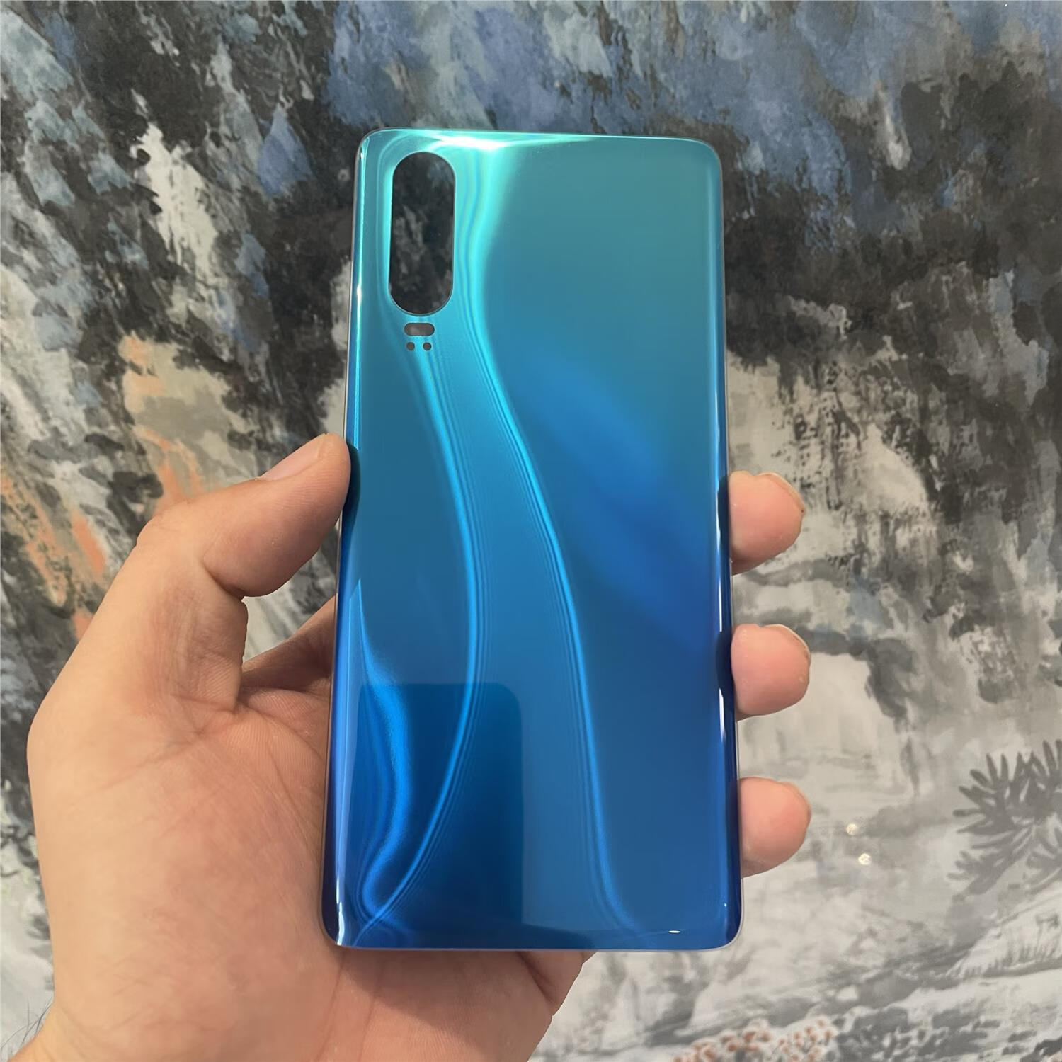 华为适用原装p30后盖玻璃p30pro电池盖手机外壳ele-al00/vog后壳板