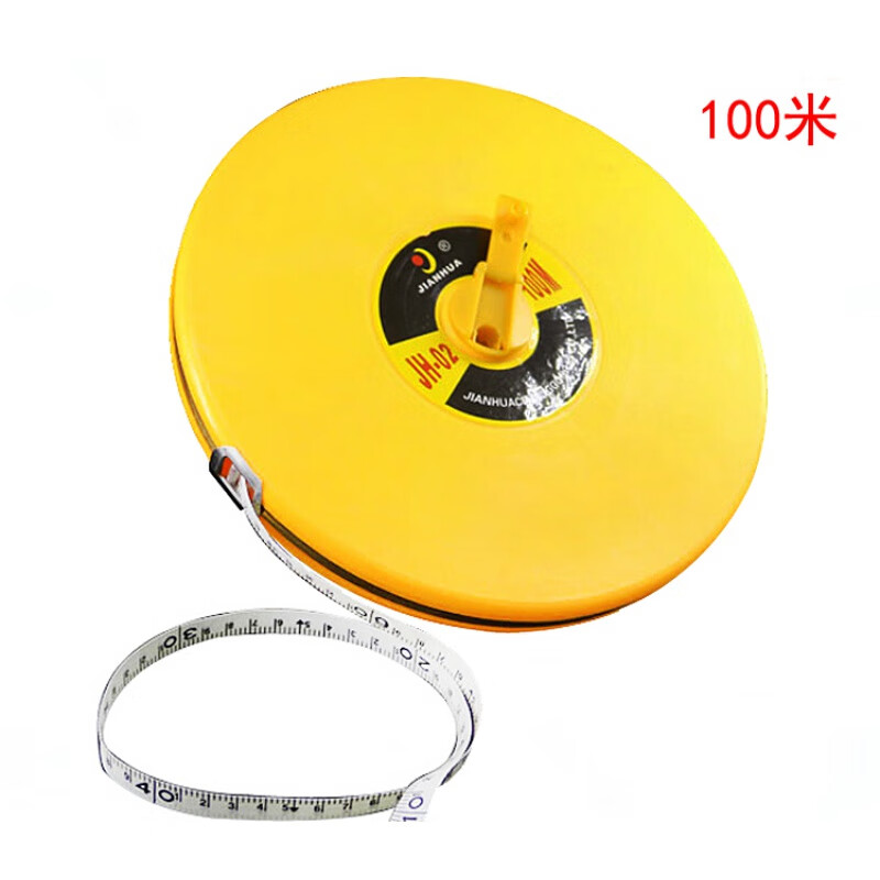 wtlyble工地耐磨建筑皮尺米尺耐磨工具防水长卷尺小卷尺测距尺标 100