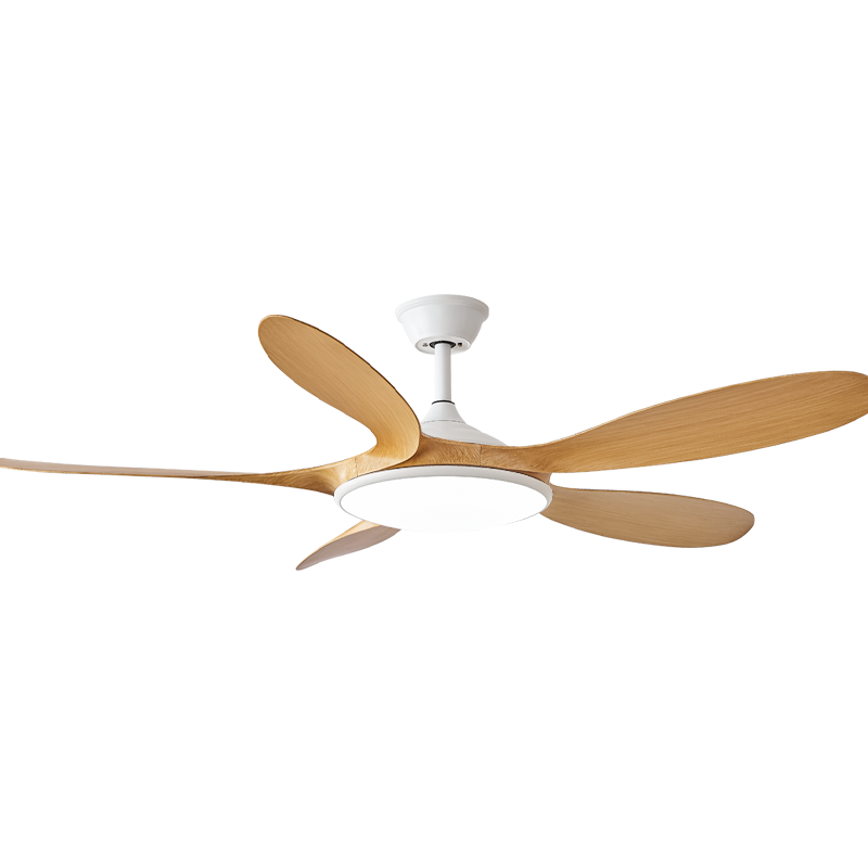 奧克斯吸頂風扇燈2025新款客廳餐廳家用大風力吊扇帶電扇一體的吊燈 46寸白色-變頻-變光-雙控
