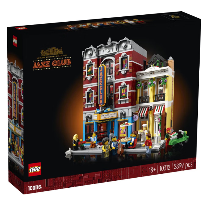 乐高（LEGO）积木 ICONS 街景系列拼装玩具成人礼物10312爵士乐俱乐部