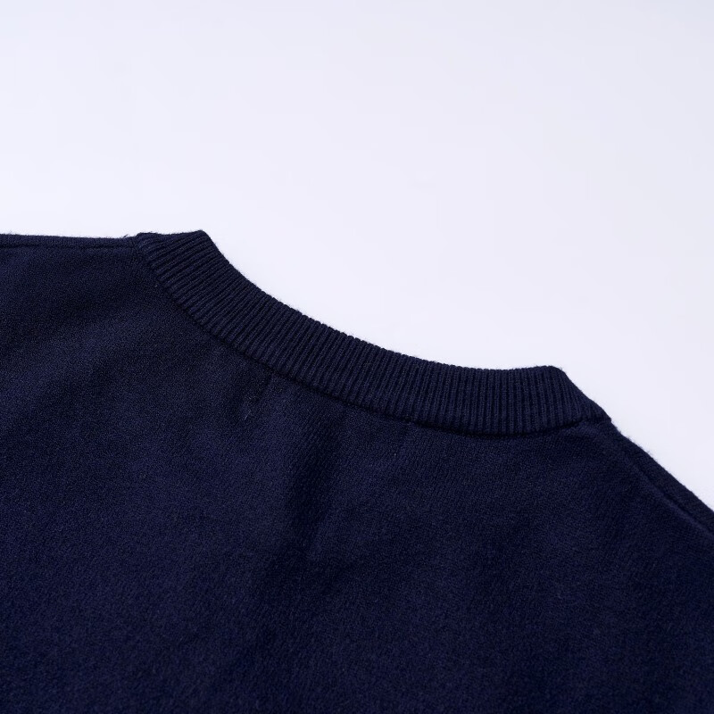 保罗·彼得专柜同款 女士时尚舒适休闲居家百搭长袖针织衫开衫 MFDC34670 藏青 XL (170) 120-130斤