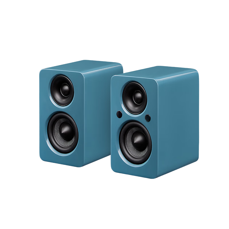 尊寶(JAMO)二代MINI mkii無線藍(lán)牙5.3電腦桌面音響有源書架音箱2.0家庭影院電視音響可搭配低音炮尤加利青
