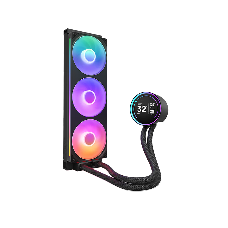 NZXT 2024ȫºӢ360 RGBɫ һʽCPUˮɢ2.72