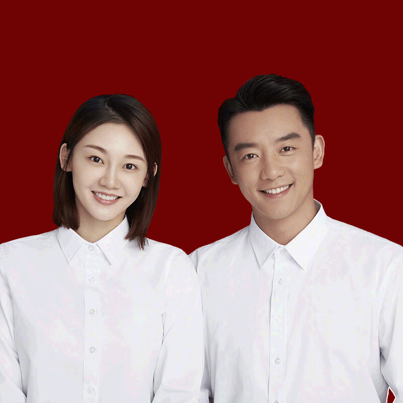 证的衣服结婚证件照情侣衬衫定制登记照装白创意证衬衣拍照 空白衬衫