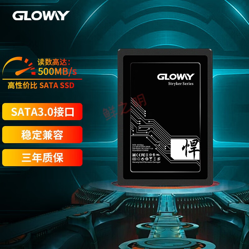 光威128GB 256GB 512GB 1TB SSD固态硬盘 SATA3.0接口 悍将 悍将系列-三年质保 128GB丨高速存储