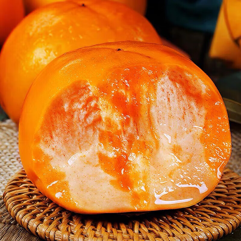 绿熊庄园山西阳丰脆甜柿【净重4.5斤】大果120g+