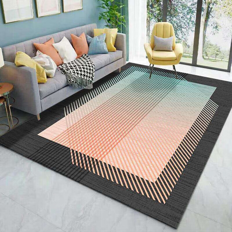 金玉铭川客厅地毯沙发茶几毯子大尺寸卧室房间轻奢高级免洗床边毯满铺家用 FS-T167 120X160 cm【床边毯】