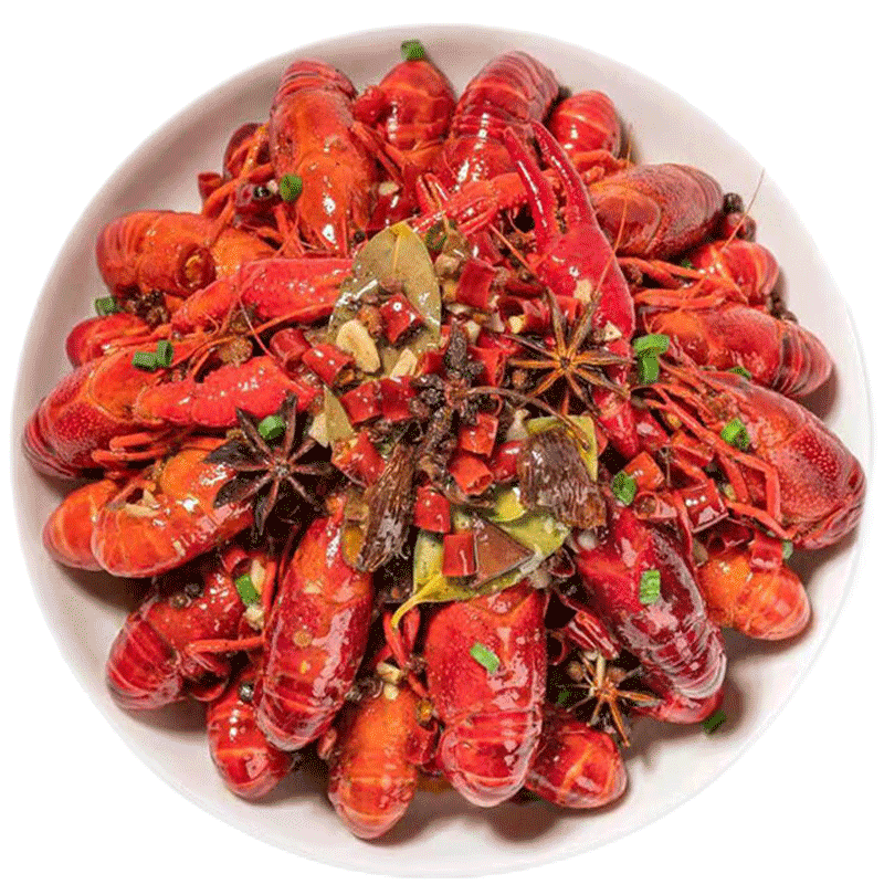 初小藤麻辣小龙虾 4-6钱整虾 麻辣味900g*4盒