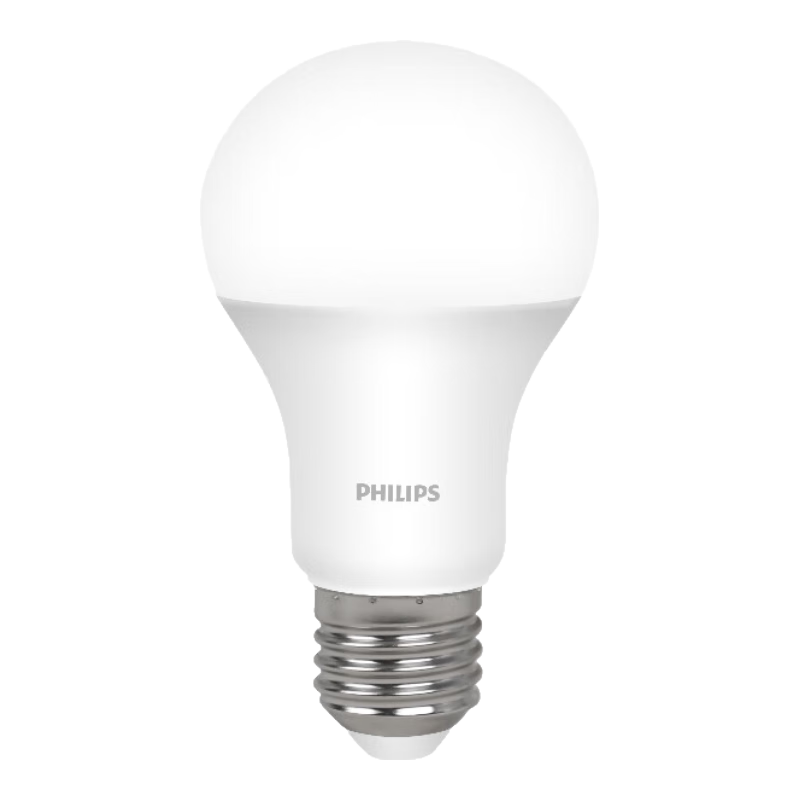 飛利浦（PHILIPS）恒亮型LED燈泡高亮節(jié)能球泡照明光源E27螺口12W黃光3000K真彩版