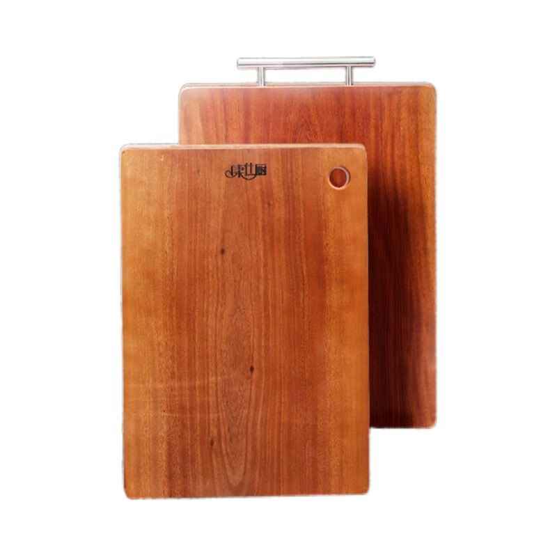 康仕厨越南桃花心实木菜板砧板防霉抗菌双面方形切菜板厨房家用粘板案板 36*26*2.2CM【整木切割-免保养】