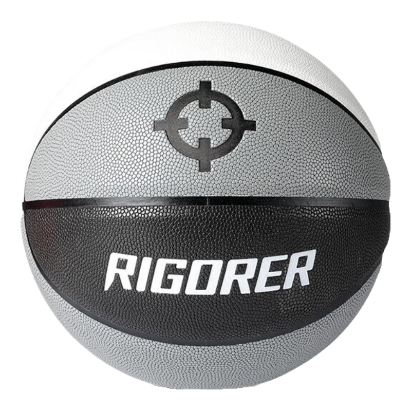 準(zhǔn)者（RIGORER）籃球7號(hào)室內(nèi)外場耐磨訓(xùn)練專用球中小學(xué)生兒童球PU藍(lán)球 7號(hào)切磋灰熊貓-