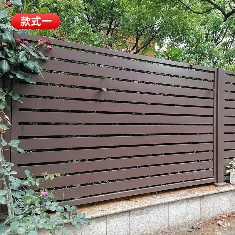 铝艺围墙护栏围栏栅栏现代简约中式别墅户外栏杆铝合金庭院子围栏