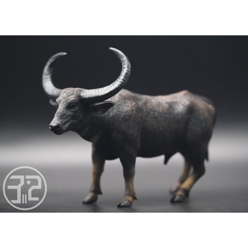 贝木惠河水牛非洲水牛 collecta我你他仿真野生动物模型玩具 88657