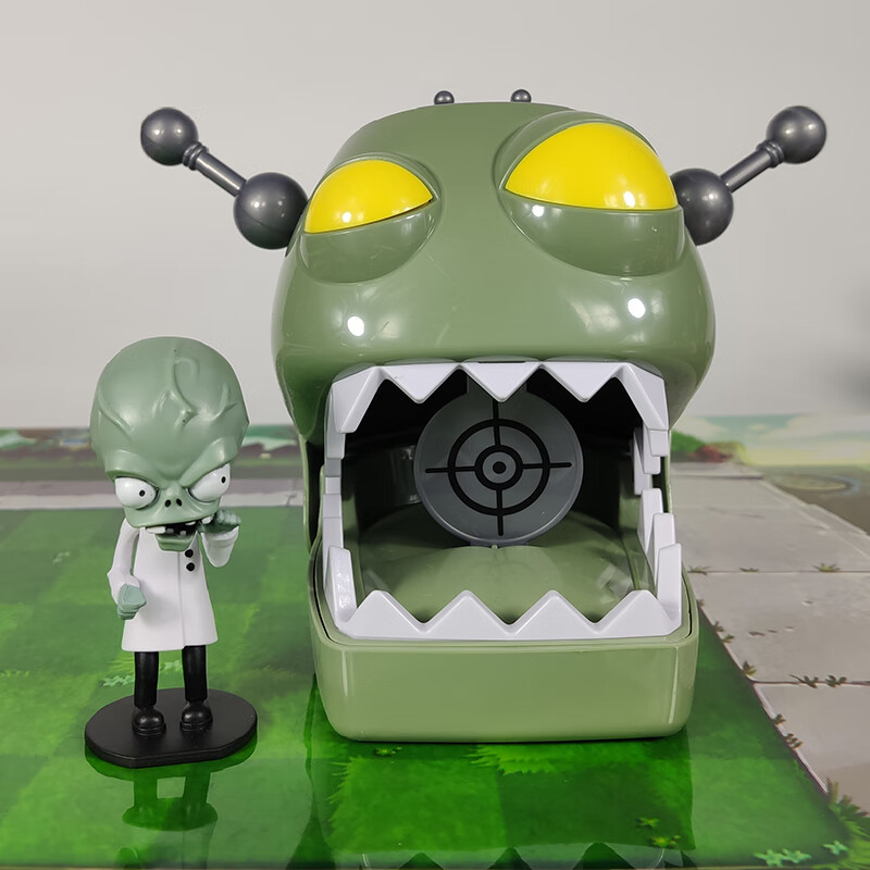 植物大战僵尸玩具大号僵王僵尸博士标靶巨人带一只小鬼机枪豌豆2豌豆