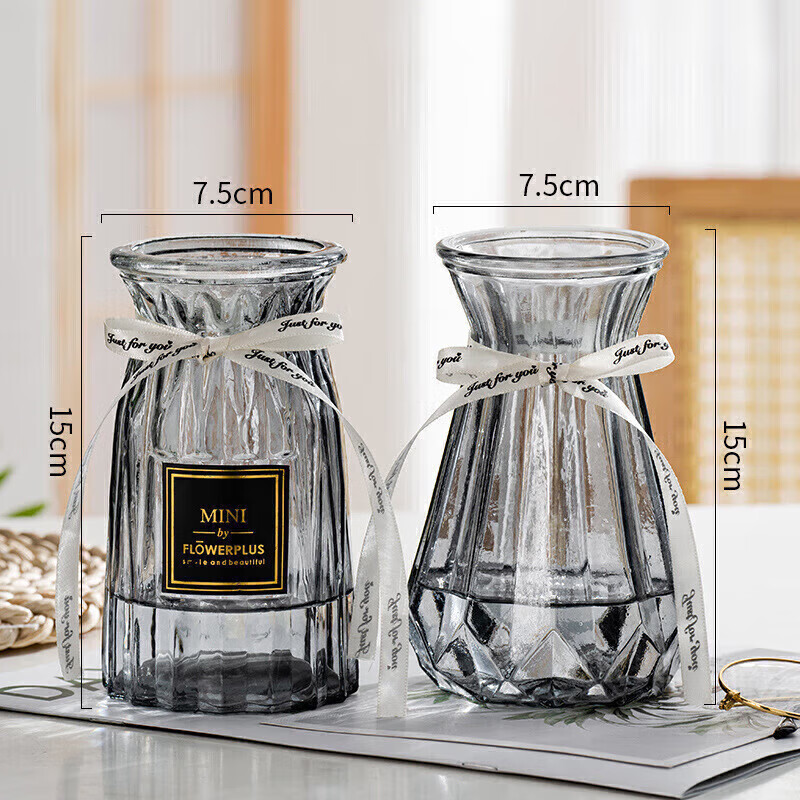 ����͸��������ƿˮ���ٺϸ�������ʻ��廨ƿ����װ�ΰڼ� 15����+15�Ϲ�(��ɫ)