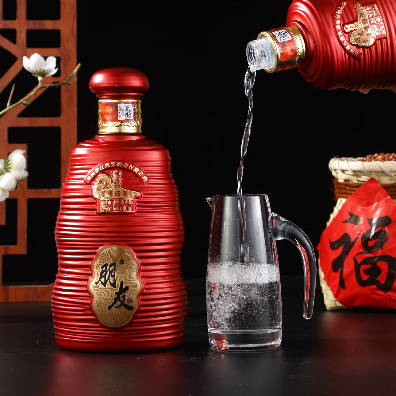 朋友 酱香型白酒 纯粮酿造 宴会送礼自饮收藏 53度 500mL 6瓶 朋友酒(珍品)整箱