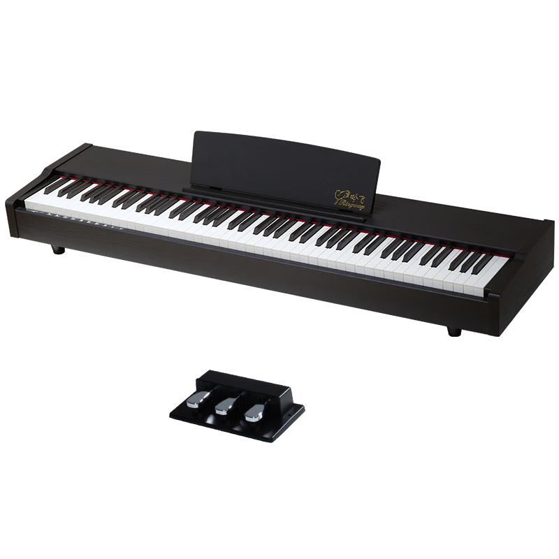 吟飛電子鋼琴 88鍵重錘家用專業(yè)考級兒童幼師初學(xué)者入門樂器DP-10 【悅動款】黑色RDP-40X臺式套裝