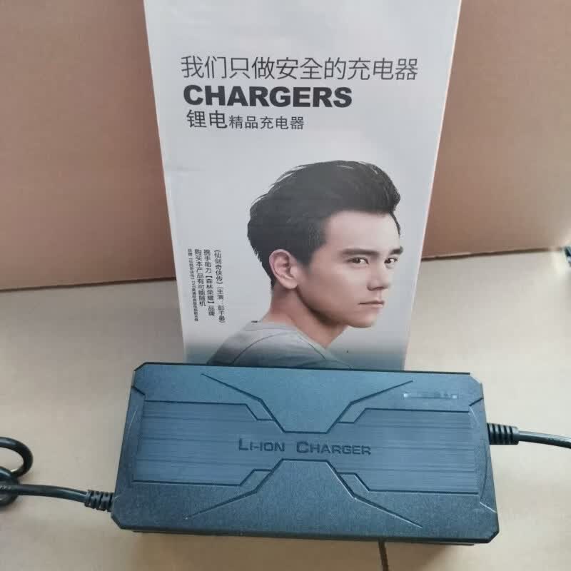 适用星恒锂电电动车电瓶车锂电池充电器48V2A48V3A输出54.6V3.0A 48V2A(锂电输出54.6V2.0A) 品字头
