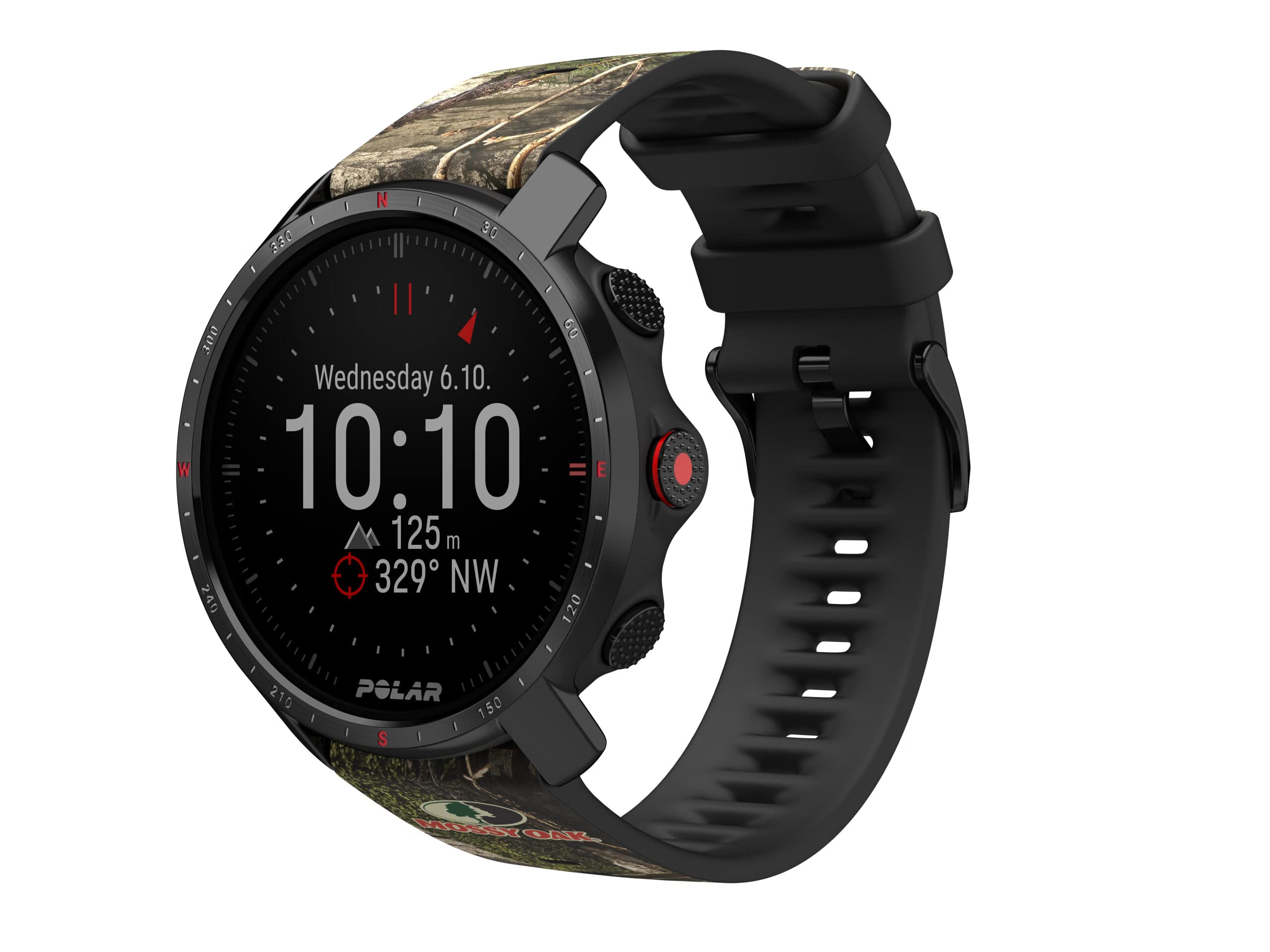 博能POLAR Grit X Pro 智能手表 堅(jiān)固耐用 運(yùn)動(dòng)健康監(jiān)測(cè) 長(zhǎng)續(xù)航 Mossy Oak Country Dna