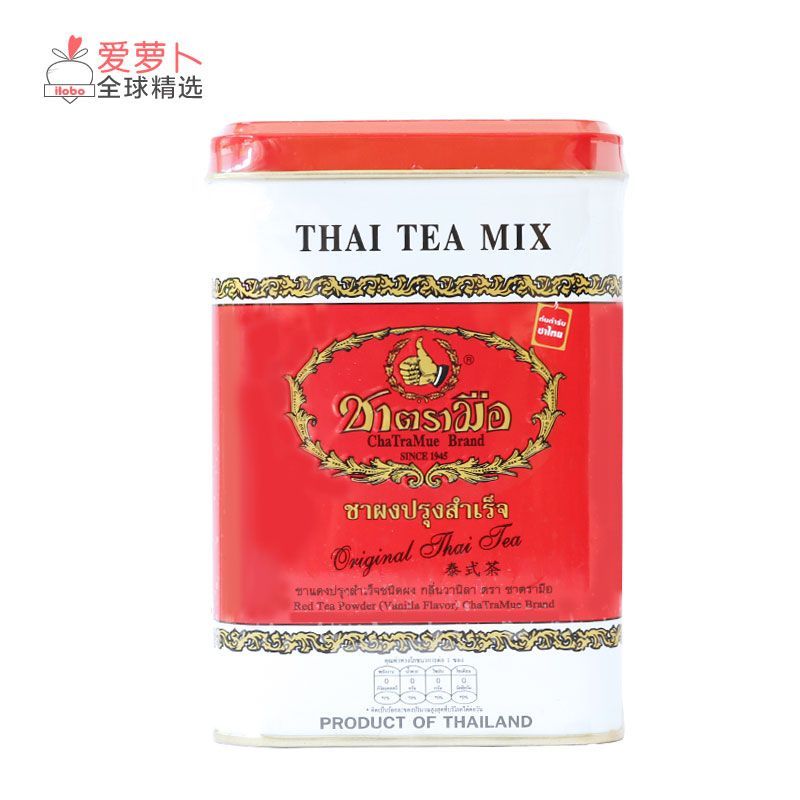 南美豹chatramue泰国thaiteamix手标红茶包泰式茶50包 红罐泰式茶红茶