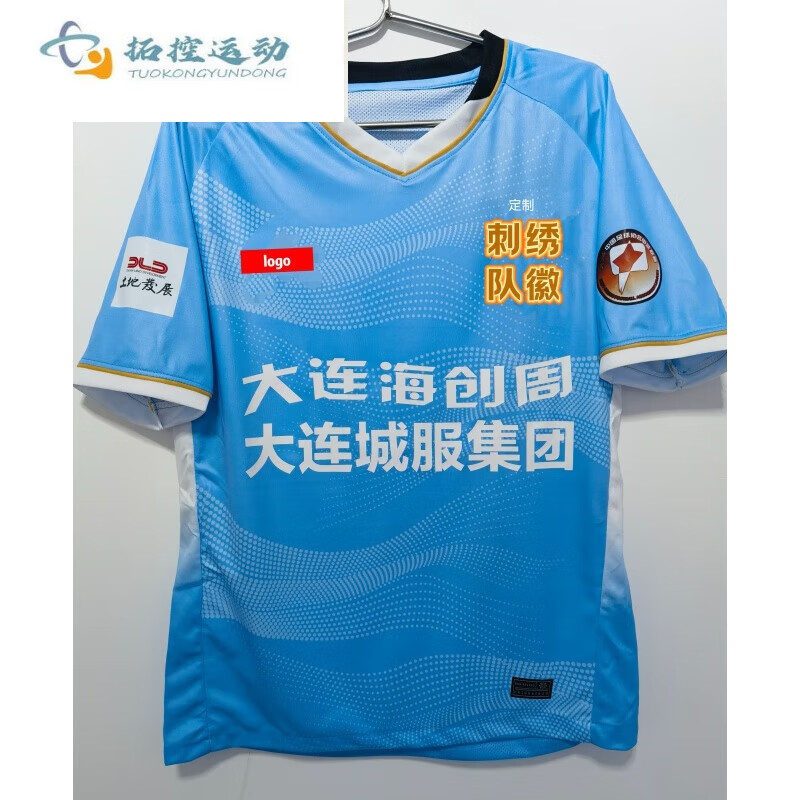 芭库森大连队英博球衣2024赛季队服中超中甲大连人 光板 s