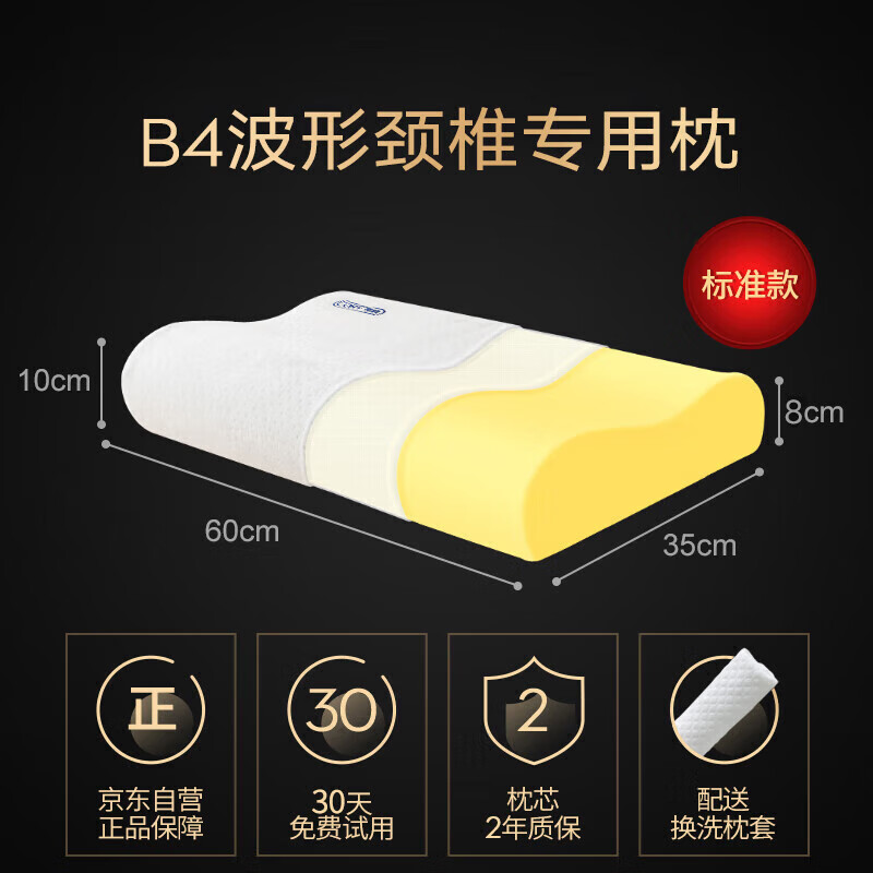 可韵（CORY）颈椎枕头深度成人睡眠睡觉专用反弓富贵包护慢回弹记忆棉劲锥枕