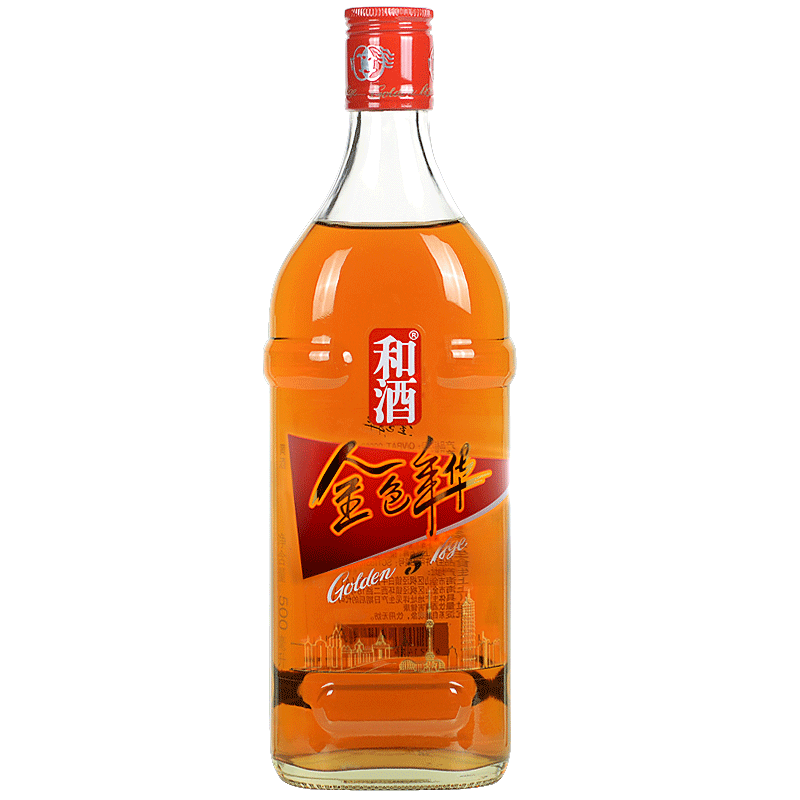 和品牌上海老酒金色年华5年陈特型半干黄酒，价格稳定性价比高