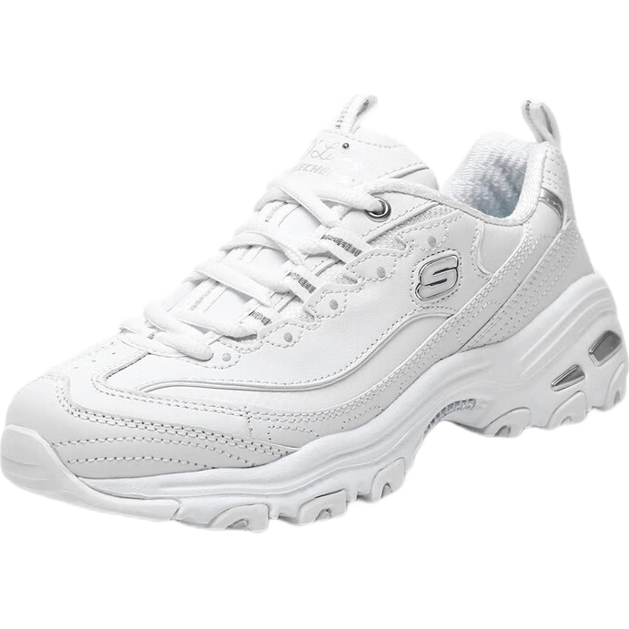 斯凱奇新年禮物小白熊|女鞋春季透氣小白鞋增高復(fù)古老爹鞋運(yùn)動(dòng)鞋11931