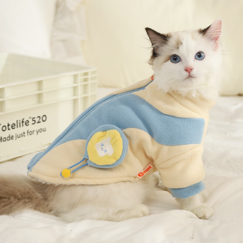 昂夏猫咪衣服防掉毛小猫秋装布偶猫猫秋冬款幼猫服装宠物冬季保暖毛衣